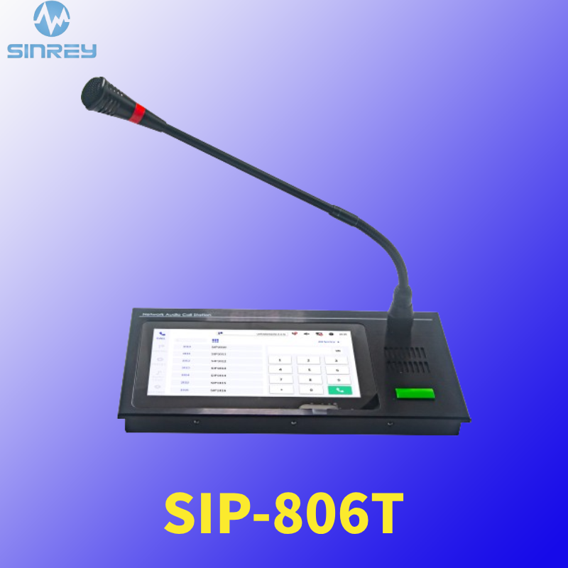 Wired SIP Microphone for Conference Rooms