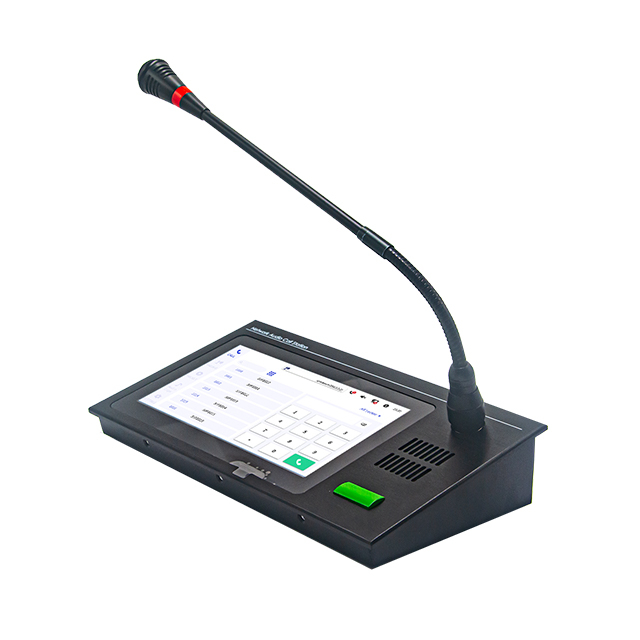 SIP-enabled Desktop Microphone for Office Intercoms